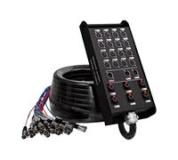 Seismic Audio - sapsns-16 - 3 x 6 x 50 - 50 de 16 canales de serpiente cable (Compatible con Presonus 16.4.2 Digital mezclador) - 16 XLR entradas, 3 salidas XLR, 6 1/4 "TRS productos