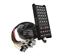 Seismic Audio - sapsns-24 - 3 x 10 x 50 - 24 canal 50 'cable de serpiente (Compatible con Presonus 24.4.2 Digital mezclador), 24 entradas XLR, 3 salidas XLR, 10 TRS 1/4 "productos