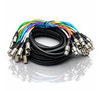 Seismic Audio - SARLX-16x25-16 canales XLR Snake Cable - 25 pies de largo - Serpiente de audio profesional para Live Live, grabación, estudios y conciertos - Patch, Amp, Mixer, Interfaz de audio 25'