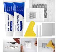 SEISSO 500G Masilla para Pared, con Raspador y Parche de ReparacióN, Crema de ReparacióN de Pared, para Reparar ArañAzos, Grietas y Grafitis en Paredes