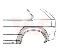 Seitenwand Hinten Izquierda Radlaufrand Para VW Golf III 1H1 Cabriolet 1E7