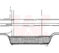 Seitenwand Izquierda Larguero Compatible Para VW Transporter III Bus Kasten