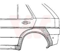 Seitenwand Trasera Izquierda Radlaufrand Para Opel Astra F Caravan 51_ 52_