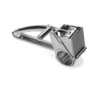 SEIWEI Rallador de queso giratorio profesional de acero inoxidable, 21 x 8,3 cm