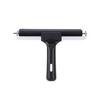 SEIWEI Rodillo de goma Brayer Rodillo de pegamento de goma Brayer Lino Rodillo de pintura para estampado Aplicador de tinta Arte Artesanía Herramienta de pintura al óleo (20 x 15 cm)