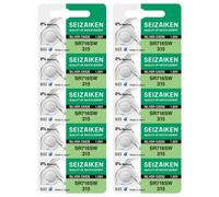 Seizaiken 315 SR716SW 1,55 V 0% Hg Batería de óxido de plata para reloj (10 baterías) Fabricada en Japón por Seiko