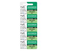 Seizaiken 317 SR516SW 1,55V 0% Hg Pila de óxido de plata para reloj (5 pilas) Fabricada en Japón por Seiko