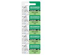Seizaiken 335 SR512SW 1,55 V 0% Hg Batería de óxido de plata para reloj (5 baterías) fabricada en Japón por Seiko