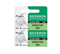Seizaiken 395 SR927SW 1,55 V 0% Hg - Pila de óxido de plata para reloj (2 pilas) Fabricada en Japón por Seiko