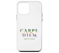 Seize Day Carpe Cita Diem Latina Inspiradora Tropical Carcasa para iPhone 12 mini