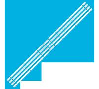 SeiZed Tiras de retroiluminación LED for sistemas S K45DLJ12US 45D3506V2W7C1B83714M 45A1 MS-L2770 V4 V3 R72-45D04-001 A3 M208 TA D 3C