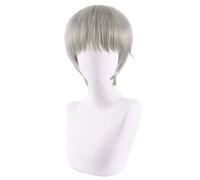 SEIZIS Cosplay Wig Anime Cosplay Perücke für Jujutsu Kaisen Hair con Pelo sintético púrpura Oscuro Perücken con Gorro de Peluca Gratis