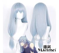 SEIZIS Cosplay Wig Curse Back to Battle cos Peluca Polygonum cuspidatum Yurenfu Black Meguzaki Wild Rose Five Gogou Curl spines Peluca Real