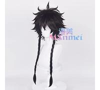 SEIZIS Cosplay Wig El período Azul Hashida Yuu cos Peluca Pelo Corto Rizado inverso y Peluca Larga Trenzada