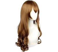 SEIZIS Cosplay Wig Hori y Miyamura Personaje Peluca Hori Kyoko cos Peluca Especial marrón Separado Gran Cuero cabelludo Pelo Largo y Rizado Marrón