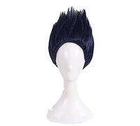SEIZIS Cosplay Wig Juego de rol for Kisame Hoshigaki, Peluca de Cosplay, Peluca Corta de Pelo sintético Azul Oscuro Resistente al Calor con Diadema