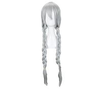 SEIZIS Cosplay Wig Juego de rol for Zootopia Rabbit Bunny Officer Judy Hopps Cosplay Peluca Pelo Largo de Color Mezclado
