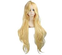 SEIZIS Cosplay Wig Peluca de Anime, Peluca de anarquía, Peluca Rubia Larga, Peluca de Disfraz de Halloween, for Halloween, Fiesta de Disfraces, espectáculo de Anime, Evento de Cosplay, conciertos