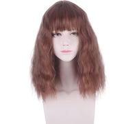 SEIZIS Cosplay Wig Peluca de Anime Peluca, Peluca Ondulada marrón, Peluca de Disfraz de Halloween, for Halloween, Fiesta de Disfraces, Espectáculo de Anime, Evento de Cosplay, Conciertos