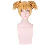 SEIZIS Cosplay Wig Peluca de Anime Team Epic Cosplay Popuko Peluca, Peluca Rubia, Disfraz Peluca de Halloween, for Halloween, Fiesta de Disfraces, Espectáculo de Anime, Evento de Cosplay, Conciertos