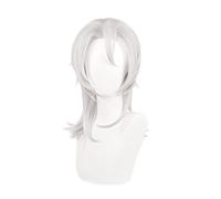 SEIZIS Cosplay Wig Peluca Kimetsu No Yaiba Uzui Tengen, Disfraces de Cosplay, Peluca de Pelo sintético Resistente al Calor + Gorro de Peluca