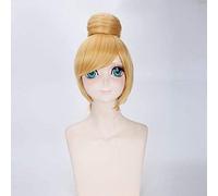 SEIZIS Cosplay Wig Perücke für Fasching Nachtleben CluI Party Dress Up Perücke Cosplay Perücke Princesa de Disney Hada Maravillosa Tinkerbell Cosplay Perücke 386