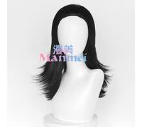 SEIZIS Cosplay Wig Thor Avengers 3 Loki Cos Wig Loki Black Back Head Hierarchical Anti-Alice Wig