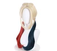 SEIZIS Wig Anime Cosplay Wigs for Harley Quinn Hair Wigs for Halloween Christmas Carnival Anime Party Reneecho Suicide Cosplay 2021 Movice