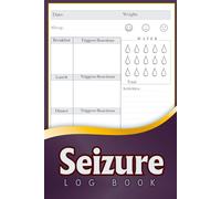 Seizure Log Book: Daily Health Log for Epilepsy Warriors - Monitor Seizures, Triggers, and Lifestyle