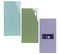 Sekenow - Paquete de 3 carteras delgadas de cuero sintético para dinero y tarjetero, elegante organizador de sobres de dinero reutilizable para billetes de dólar, presupuesto, mujeres y hombres
