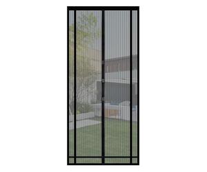Sekey 160x230 cm Cortina Mosquitera Magnética para la Protección Contra Insectos, el Mosquitera Magnético Ideal para Puerta de Balcón, Puerta de Terraza (se Puede Cortar en Altura y Ancho), Negro