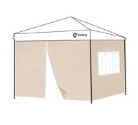 Sekey 2 Paneles Laterales, Paredes Laterales para 3x3m Cenador Plegable Carpas de Jardin, Impermeables
