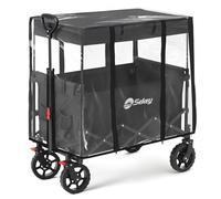 Sekey Carro Protección contra la Lluvia para Carro Plegable con Techo, Accesorio de Carro Cubierta de Lluvia de Material EVA, 65 * 50 * 75CM Adecuado para SE4018 【Carro NO Incluido】