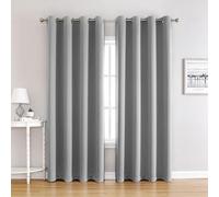 Sekey Cortina Opaca de poliéster con función térmica, 1 Unidad, 140 x 145 cm, con Ojales para Colgar