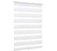 Sekey Estor Doble sin Agujeros, Estor Doble, inalámbrico, 75 x 210 cm, Color Blanco