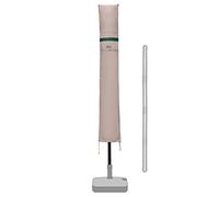 Sekey Funda para Ø300 cm Sombrilla, Funda para Parasol Jardín, Funda Protectora de Sombrilla,100% poliéster,Equipado con Varilla Telescópica,Impermeable,Caqui
