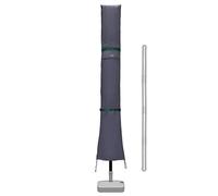 Sekey Funda para Sombrilla Ø300 cm-400 cm, Funda para Parasol Jardín, Funda Protectora de Sombrilla,100% poliéster,Equipado con Varilla Telescópica,Impermeable,Gris oscuro