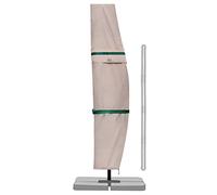 Sekey Funda para Sombrilla, Funda para Parasol Jardín, Funda Protectora de Sombrilla,100% poliéster,Equipado con Varilla Telescópica,Impermeable,Caqui,260 * 40/70/50CM