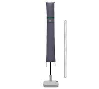 Sekey Funda para 200 cm/200 cm × 150 cm/200 cm × 125 cm Sombrilla, Funda para Parasol Jardín, Funda Protectora de Sombrilla,100% poliéster,Equipado con Varilla Telescópica,Impermeable,Gris oscuro