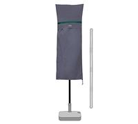 Sekey Funda Protectora para Sombrilla, Funda para Parasol Jardín, Sombrilla de Doble Told, 100% poliéster,Equipado con Varilla Telescópica,Impermeable,Gris Oscuro,160 * 62CM