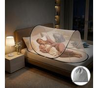 Sekey Mosquitera de Viaje Pop-up Red Plegable contra Insectos 200 X 80 X 56 cm, Tienda de Campaña Ultraligera y Portátil con Montaje Rápido y Sencillo, Mosquitera para Cama Individual Acampadas