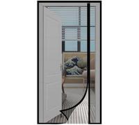 Sekey Mosquitera para puerta contra arañazos de gatos, cortina magnética de fibra de vidrio, protección contra insectos para apertura lateral