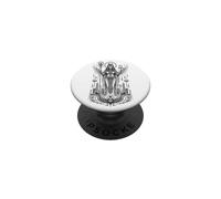 Sekhmet Diosa Leona Antiguo Egipcio Monocromo Arte PopSockets PopGrip Adhesivo