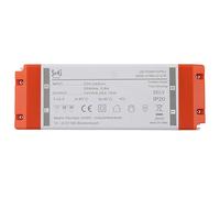 SeKi 12 V CC 75 W 6,25 A controlador LED de voltaje constante TRIAC regulable, transformador, fuente de alimentación conmutada; sin carga mínima, sin ruido/parpadeo LED, aprobación MM