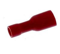 SeKi 14150 - Juego de 25 casquillos de enchufe (0,5-1,5 mm2, 0,8 x 4,8 mm), color rojo