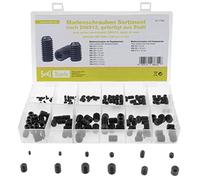 SeKi 17456 Surtido de Tornillos prisioneros (160 Unidades, 12 tamaños Diferentes, M3, M4, M5, M6, M8 y M10)