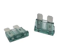 SeKi 5 piezas. fusible de enchufe plano ATO estándar 1A negro; Fusible para coche Fusible de cuchilla de 19 mm 32 V/CC barco caravana