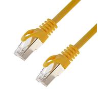 SeKi Cable de red S/FTP PIMF Cat. 7, 2,00 m, amarillo, cable de conexión Gigabit Ethernet, LAN DSL, cable CAT7