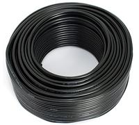 SeKi Cable para altavoz (2 unidades, 2,50 mm², 25 m), color negro