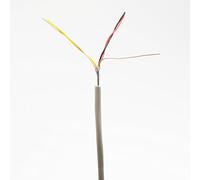 SeKi Cable telefónico 2 x 2 x 0,6 mm, J-Y(ST) Y, 50 m, redondo, para montaje empotrado, línea de instalación de telecomunicaciones de 4 núcleos